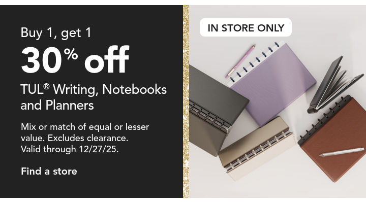b1g1 30% off all tul