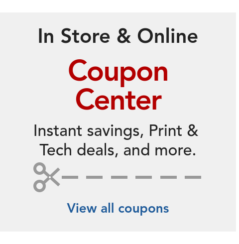 Coupon center