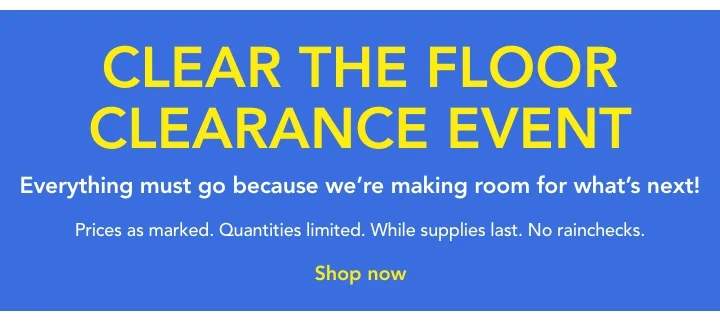clearance event