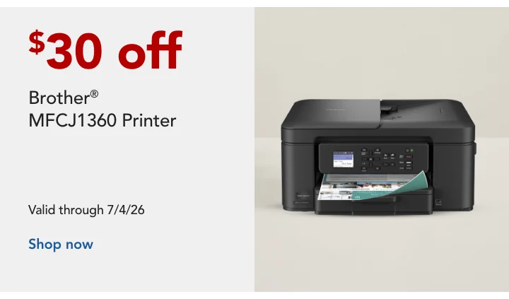 Save $20 on brother printer
