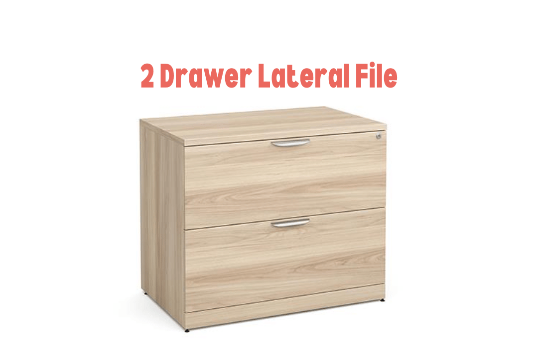 Store and lock all your most important documents in our durable 2 Drawer Lateral File. 