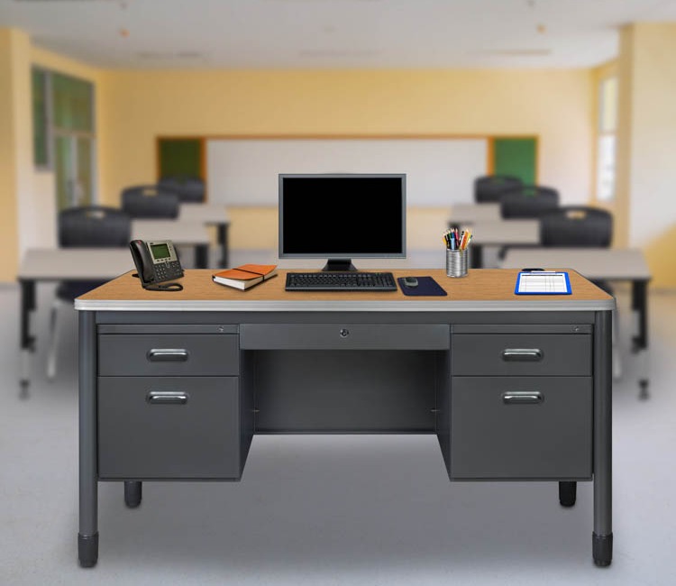 The Mesa Collection by Regency Furniture features versatile, durable desks that can fit in any room. 