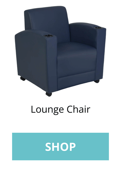 Upholstered in an easy-to-clean vinyl, Nova Lounge Chairs are excellent additions to reception areas or other communal office environments. 