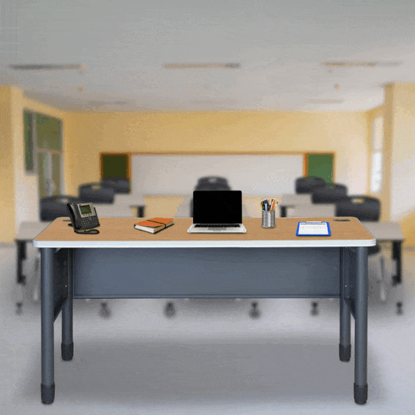 Mesa Collection desk bases are made with 16-gauge steel to create a sturdy, scratch-resistant option for modern office environments. 