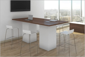 An 8ft Cafe Height Conference Table can send a powerful message to visitors that your business is not your typical business. 