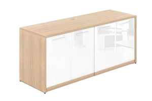 Credenza with Glass Doors