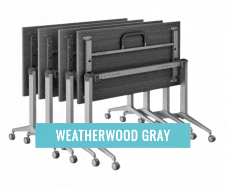 Training tables come in a variety of colors!