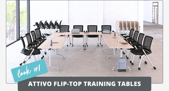 Look #1: Training Room designed with Attivo Collection by Corp Design.