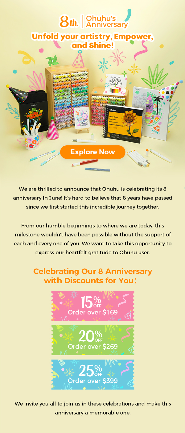 ohuhu anniversary Sale