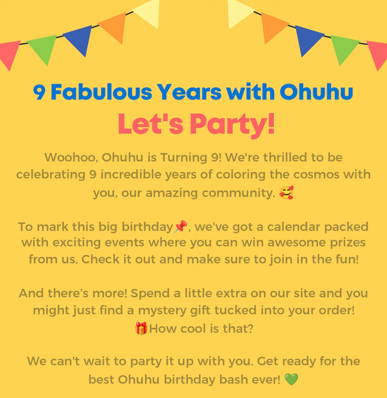 ohuhu 9th anniversary