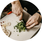 Gourmet cooking class