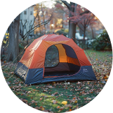 Backyard campout