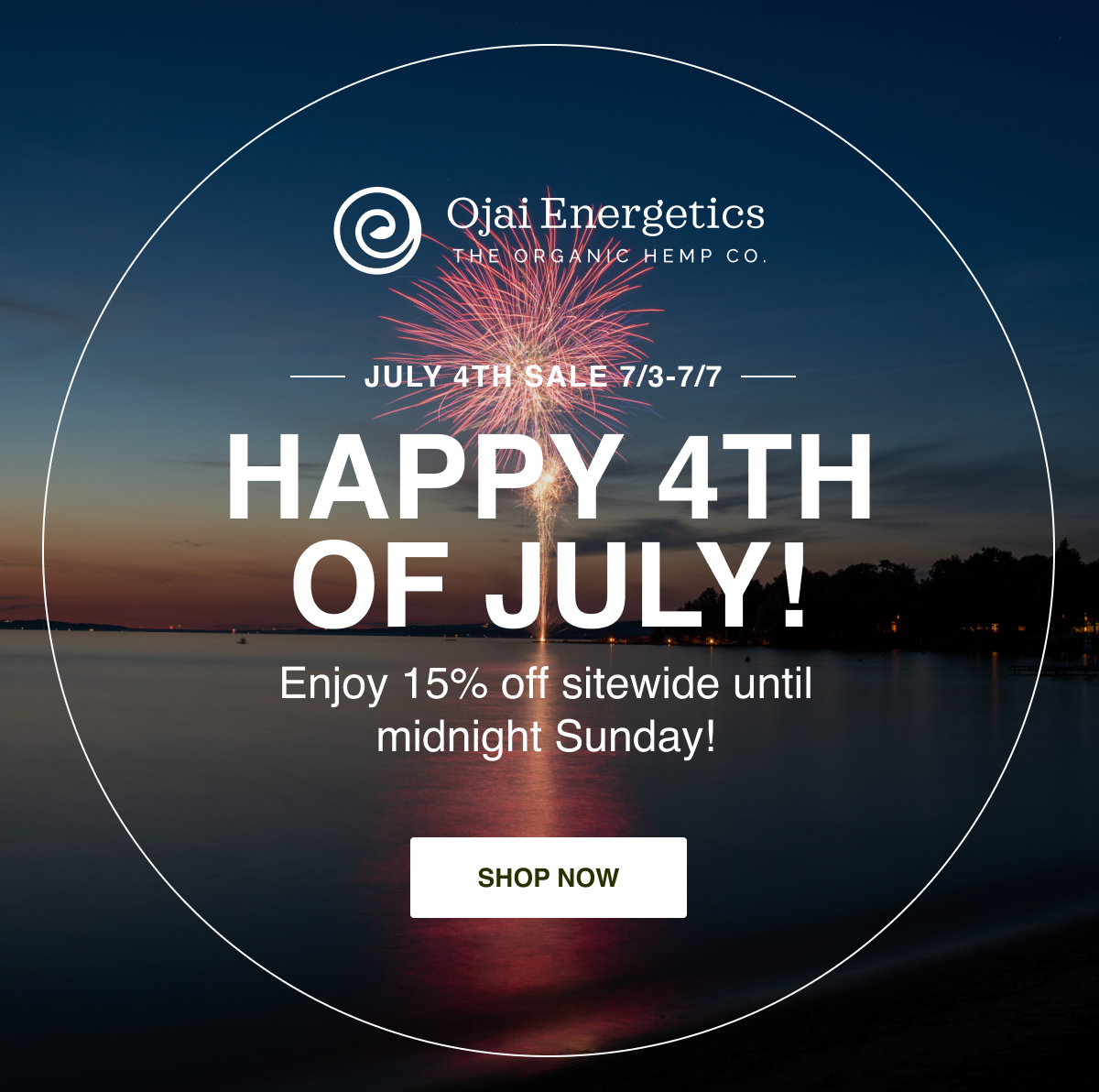 Happy 4th of July! - 15% Off