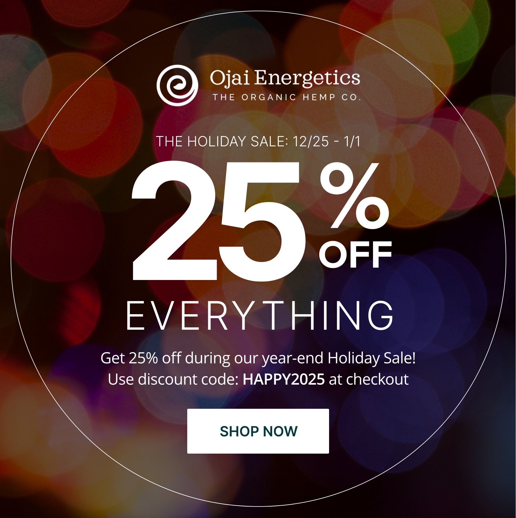 Get 25% Off on Everything