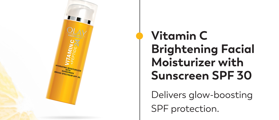 Vitamin C Brightening Facial Moisturizer with Sunscreen SPF 30