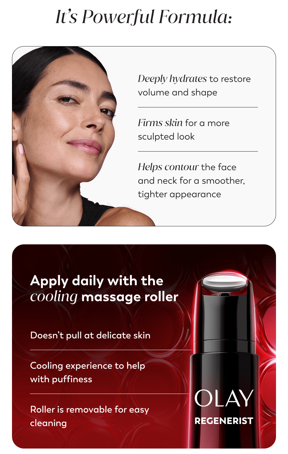 apply daily with the cooling massage roller apply daily with the cooling massage roller