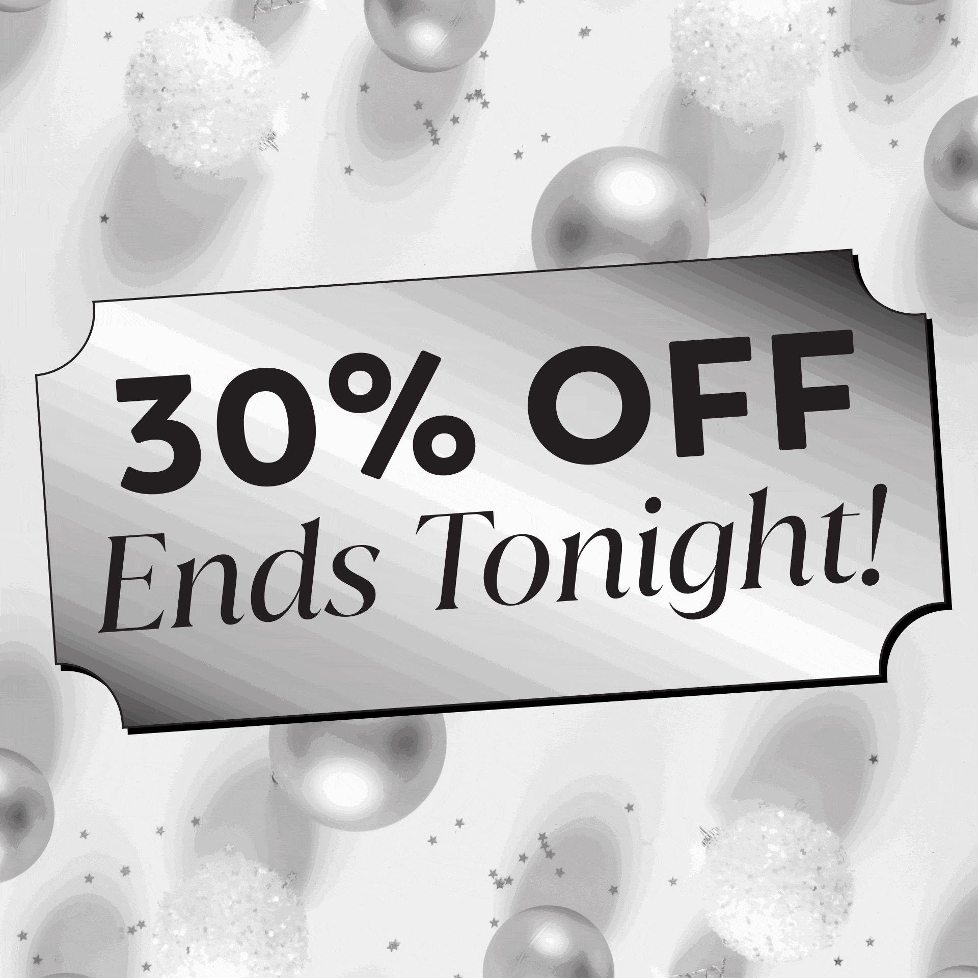 30% Off from 12/12-12/15