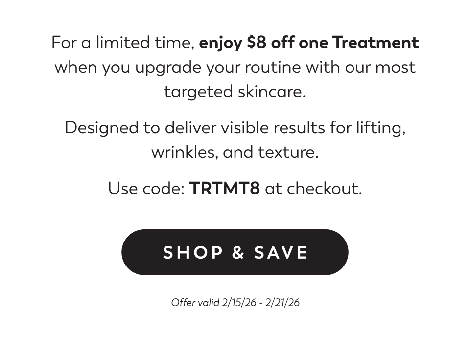 $8 off one treatment CODE: TRTMT8