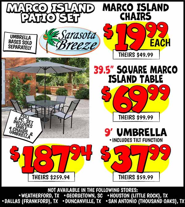 Marco Island Patio Set