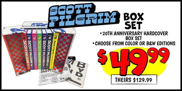 SCOTT PILGRIM BOX SET: Our Price: $49.99, theirs: $129.99