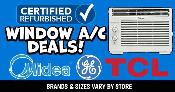 Certified Refurbished Window AC Deals!