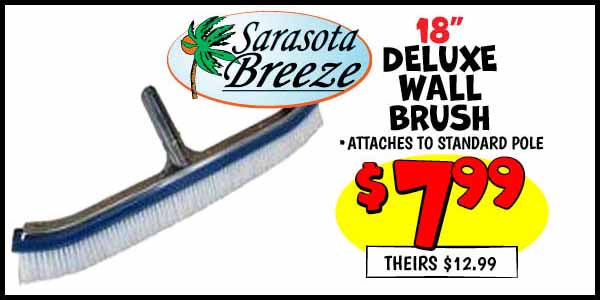 Deluxe Wall Brush: Our Price: $7.99, theirs: $12.99