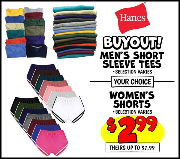 Women's Shorts: Our Price: $2.99, theirs: $7.99