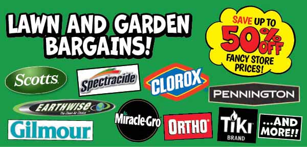 Lawn and Garden Bargains!