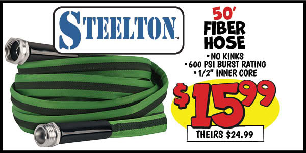 50' Fiber Hose: Our Price: $15.99, theirs: $24.99