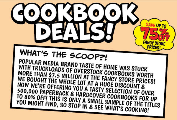 Cookbook Deals!
