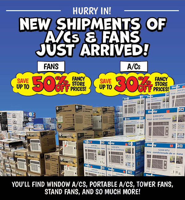 Brand New Window A/C Deals!