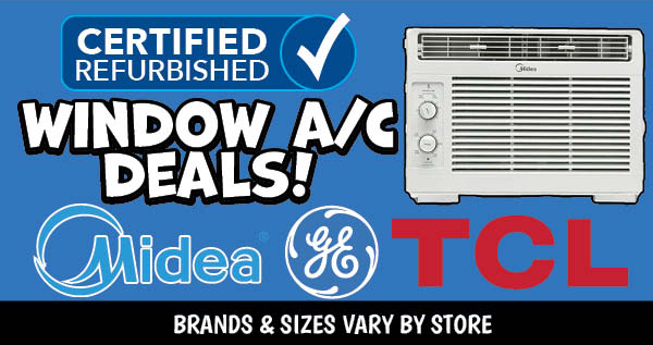 Certified Refurbished Window AC Deals!