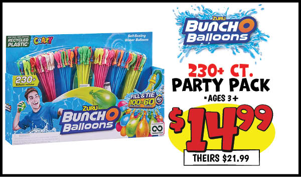 PARTY PACK: Our Price: $14.99, theirs: $21.99