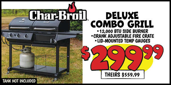 Deluxe Combo Grill: Our Price: $299.99, theirs: $559.99