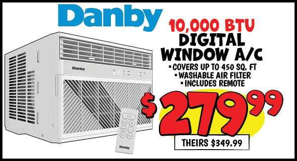 10,000 BTU Digital Window AC: Our Price: $279.99, theirs: $349.99