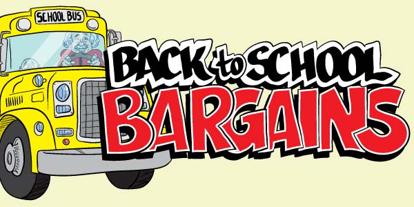 Back to School Bargains!