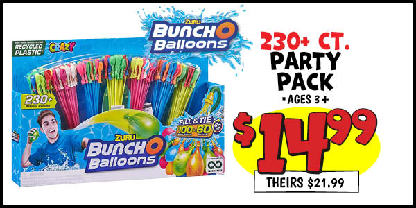 230 ct. Party Pack: Our Price: $14.99, theirs: $21.99