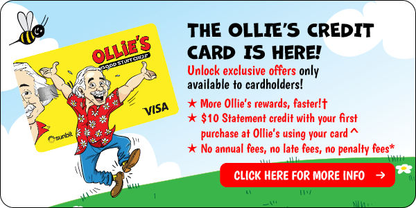 The Ollie's Credit Card is Here!