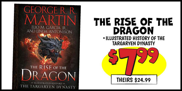 THE RISE OF THE DRAGON: Our Price: $7.99, theirs: $24.99