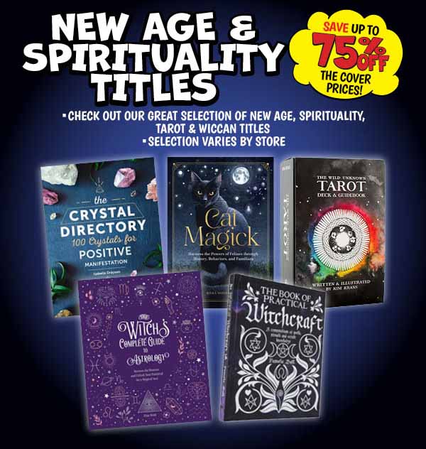 New Age and Spirituality Titles - Up to 75 percent off the Cover Prices!