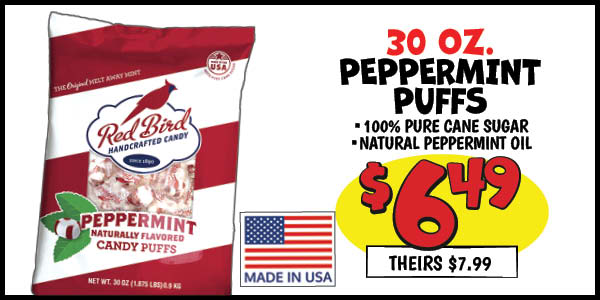 Peppermint Puffs : Our Price: $6.49, theirs: $7.99