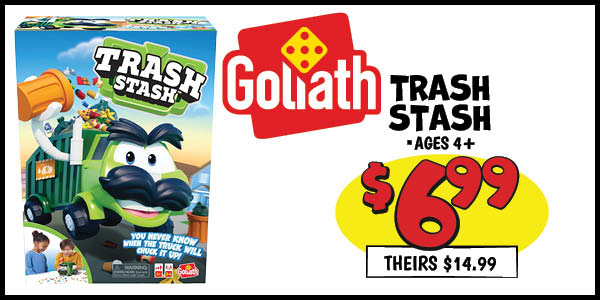 Trash Stash: Our Price: $6.99, theirs: $14.99