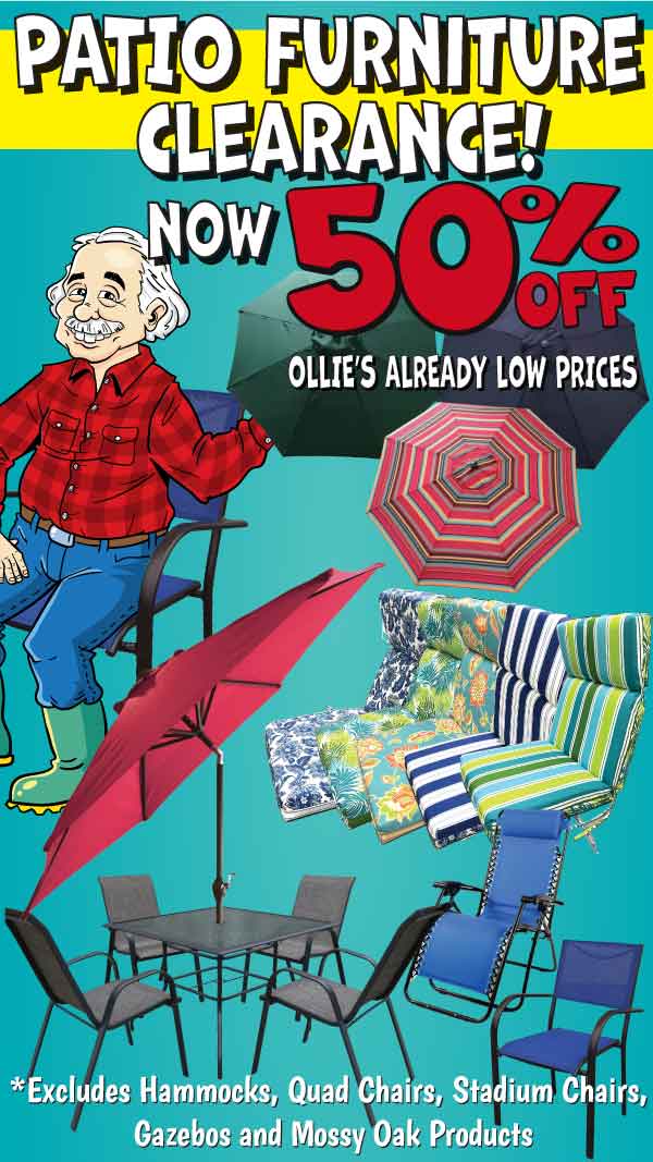 50% Off Patio Furniture!