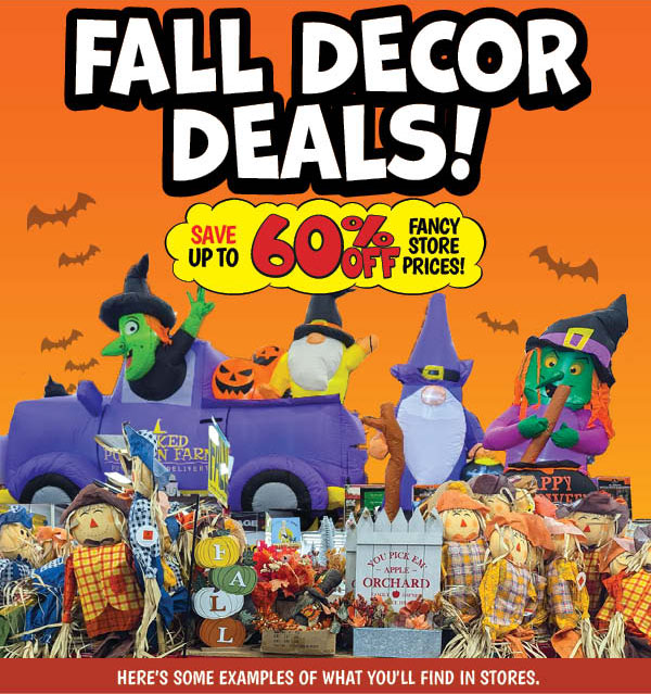 Fall Deals! Save Up To 60% Off Fancy Store Prices!