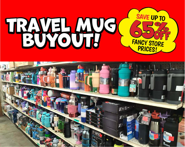 Travel Mug Buyout!