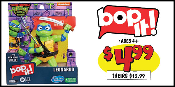 Bop It!: Our Price: $4.99, theirs: $12.99