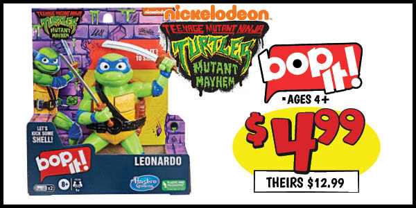 TMNT Bop It: Our Price: $4.99, theirs: $12.99