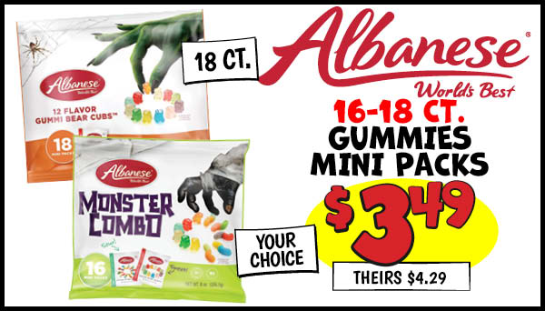 Albanese Mini Bears : Our Price: $9.49, theirs: $12.98