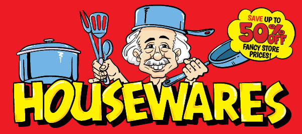 Houseware Deals! Save Up to 50% OFF the Fancy Store Prices!