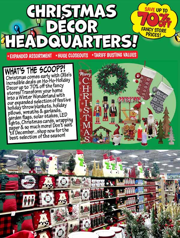 Christmas Decor Headquarters!